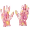 Paire de gants jardin motif floral 13x24cm (3 modèles)