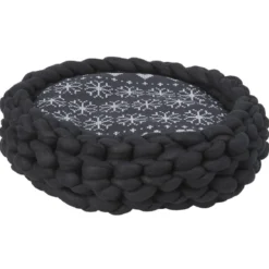 Panier de couchage avec galette noir