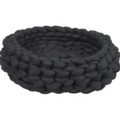 Panier de couchage avec galette noir