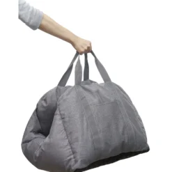 Panier de transport auto et couchage pour chien 3 en 1