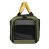 Panière de transport pour animaux plastique souple vert 45x30xH30cm