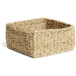 Panière osier carrée moyen modèle 22x22xH10cm