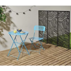 Panneau décoratif design feuillage métal ajouré noir 50xH130cm