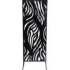Panneau décoratif extérieur à poser planter suspendre métal noir L50xH130cm