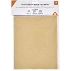 Papier à poncer x6