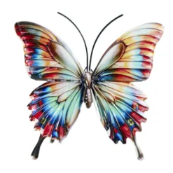 Papillon décoratif à suspendre en métal 18xH17cm