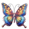 Papillon décoratif à suspendre en métal 32xH29cm