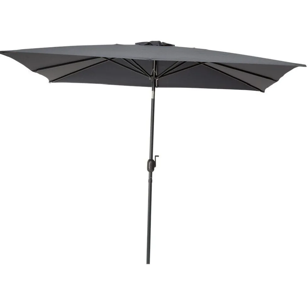 Parasol centré HAVANE gris