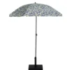 Parasol centré inclinable Sun Ø160xH195cm acier et polyester motif algue