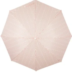 Parasol de plage blanc et rose Ø106xH80cm