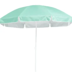 Parasol de plage bleu émeraude UV UPF50+ Ø200xH209cm