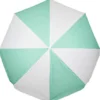 Parasol de plage Funky blanc et vert Ø160xH195cm