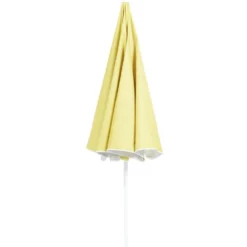 Parasol de plage jaune UV UPF50+ Ø200xH209cm