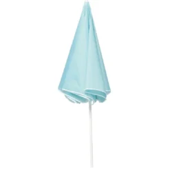Parasol de plage uni Ø160xH190cm (3 modèles)
