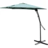 Parasol déporté Malaga Ø345xH245cm vert
