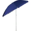 Parasol inclinable bleu Ø160xH195cm