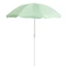 Parasol inclinable Funky vert d'eau Ø160xH.195cm