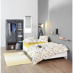 Parure de lit 2 personnes avec taies d'oreiller