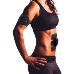 Patch électrostimulation musculaire bras et abdos sans fil