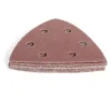 9 patins abrasifs en Corindon pour ponceuses vibrantes - 93 x 93 mm