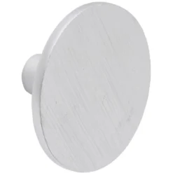 Patère simple 8,5cm gris argenté