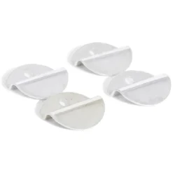 4 pattes à glace en acier nickelé - 25 mm