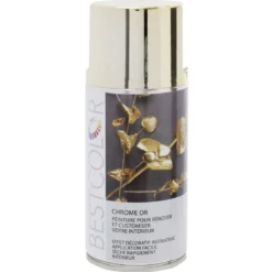 Peinture aérosol effet Chromé Or 300 ml