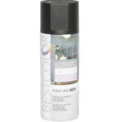 Peinture aérosol Noir satiné 400 ml