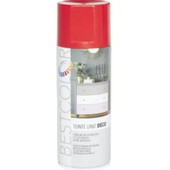 Peinture aérosol rouge brillant int/ext 400ml
