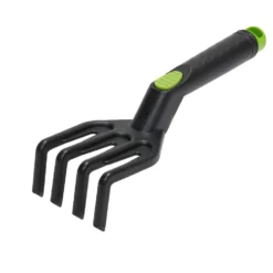 Pelle avec râteau à main plastique noir