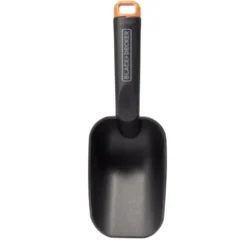 Pelle de rempotage plastique noire 28x7xH8,5cm