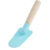 Pelle et râteau de plage plastique et bois 6x4xH17cm (4 pièces)