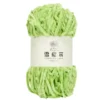 Pelote fil à tricoter 110m chenille vert 100gr