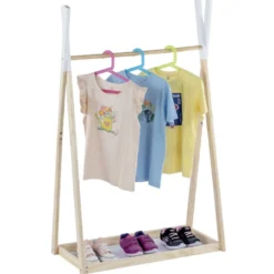 Penderie enfant en bois 78,5x39xH126cm