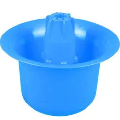 Pied de parasol de plage bleu