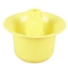Pied de parasol de plage jaune