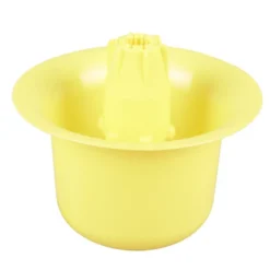 Pied de parasol de plage jaune