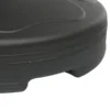 Pied de parasol rond à remplir 20L noir