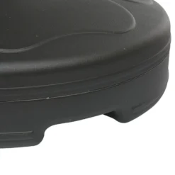 Pied de parasol rond à remplir 20L noir