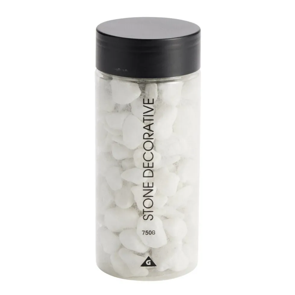 Pierres décoratives blanches 750gr