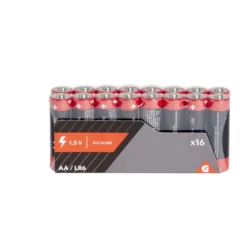 Pile alcaline LR06 type AA 1,5V x16