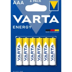 Pile alcaline Varta LR03 type AAA x6