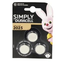 Pile bouton CR2025 x3 Duracell