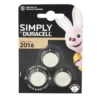 Pile bouton CR2016 x3 Duracell