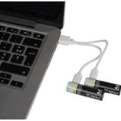 Pile rechargeable USB x4