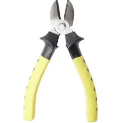 Pince coupante de bricolage en métal et plastique noir L16cm