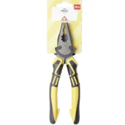 Pince de bricolage en métal et plastique noir L20cm