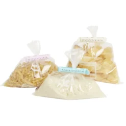 Pince ferme sachet graduée en plastique 8x12cm (lot de 4)