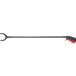 Pince ramasse-objet noire en plastique et fer L77cm