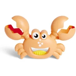 Pince à sable et coquillage forme crabe plastique (2 modèles)
